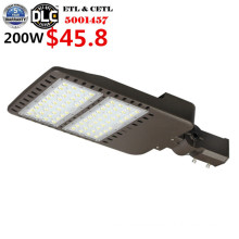 ETL cETL DLC IP66 outdoor 200W led parking lot lighting